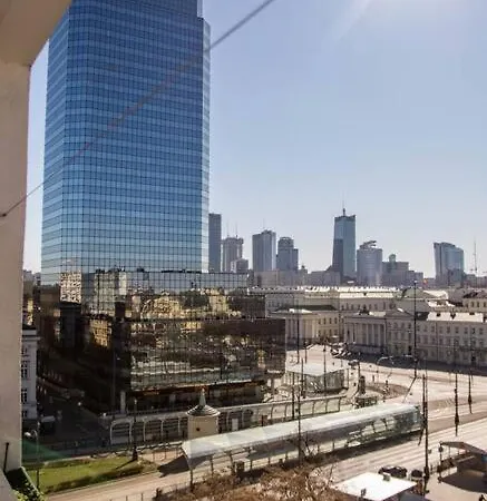 Bright 7Th Floor Central Home With Balcony & View Варшава Екстер'єр фото